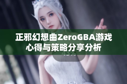 正邪幻想曲ZeroGBA游戲心得與策略分享分析