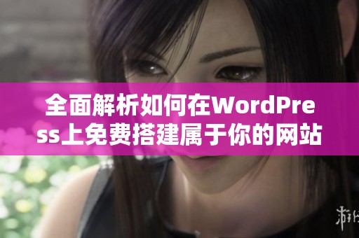 全面解析如何在WordPress上免費(fèi)搭建屬于你的網(wǎng)站