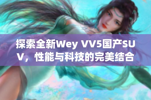 探索全新Wey VV5國產(chǎn)SUV，性能與科技的完美結合