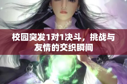 校園突發(fā)1對1決斗，挑戰(zhàn)與友情的交織瞬間